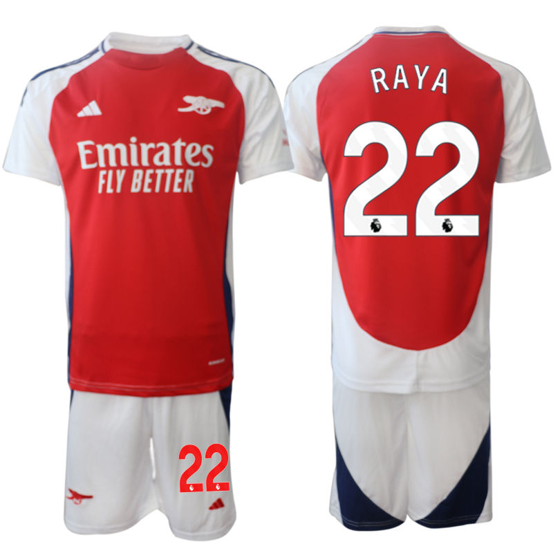 Men 2024-2025 Club Arsenal home Red #22 Soccer Jersey